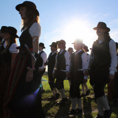 Bierzeltabend in Bayern