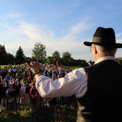 Bierzeltabend in Bayern