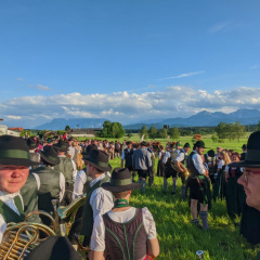 Bierzeltabend in Bayern