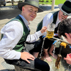 Bierzeltabend in Bayern