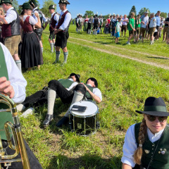 Bierzeltabend in Bayern