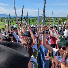 Bierzeltabend in Bayern