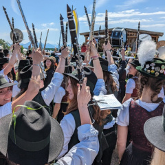 Bierzeltabend in Bayern