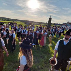 Bierzeltabend in Bayern