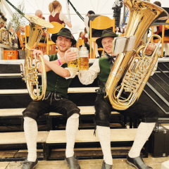 Bierzeltabend in Bayern