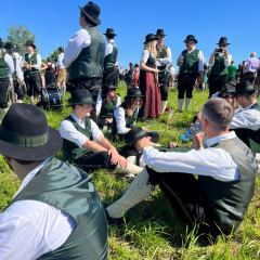 Bierzeltabend in Bayern